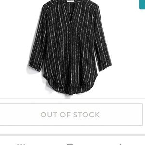 Warren Split Neck Blouse